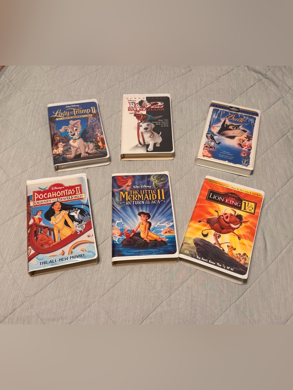 VHS Tape Lot of 6